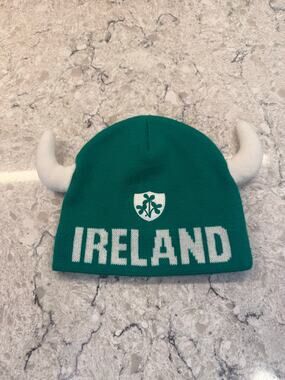 Kid's Viking Winter Hate Ireland Green & White